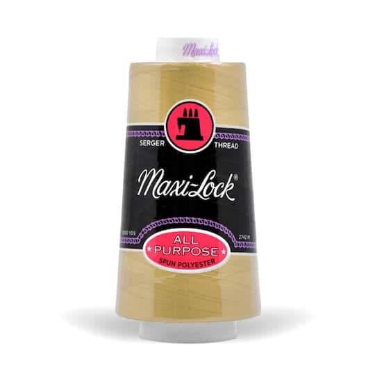 Maxi-Lock Serger Thread - Straw Gold